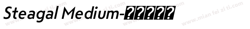 Steagal Medium字体转换